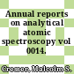Annual reports on analytical atomic spectroscopy vol 0014.