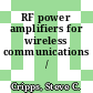 RF power amplifiers for wireless communications / [E-Book]
