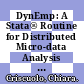 DynEmp: A Stata® Routine for Distributed Micro-data Analysis of Business Dynamics [E-Book] /