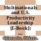 Multinationals and U.S. Productivity Leadership [E-Book]: Evidence from Great Britain /