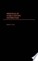 Principles of stable isotope distribution /