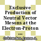 Exclusive Production of Neutral Vector Mesons at the Electron-Proton Collider HERA [E-Book] /