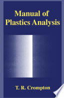 Manual of Plastics Analysis [E-Book] /