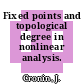Fixed points and topological degree in nonlinear analysis.