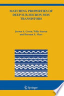 Matching Properties of Deep Sub-Micron MOS Transistors [E-Book] /