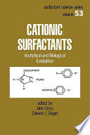Cationic surfactants : analytical and biological evaluation /
