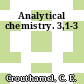 Analytical chemistry. 3,1-3
