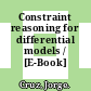 Constraint reasoning for differential models / [E-Book]