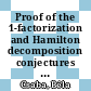 Proof of the 1-factorization and Hamilton decomposition conjectures [E-Book] /