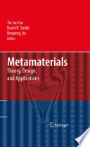 Metamaterials [E-Book] : Theory, Design, and Applications /