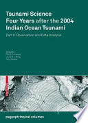 Tsunami Science Four Years after the 2004 Indian Ocean Tsunami [E-Book] : Part II: Observation and Data Analysis /