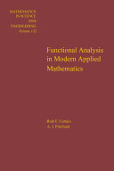 Functional analysis in modern applied mathematics.
