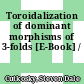 Toroidalization of dominant morphisms of 3-folds [E-Book] /