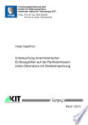 Untersuchung innermotorischer Einflussgrößen auf die Partikelemission eines Ottomotors mit Direkteinspritzung [E-Book] /