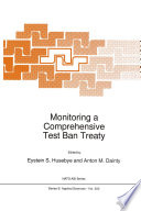 Monitoring a Comprehensive Test Ban Treaty [E-Book] /