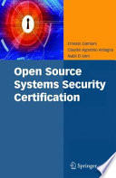 Open Source Systems Security Certification [E-Book] /