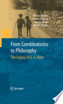From Combinatorics to Philosophy [E-Book] /