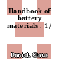 Handbook of battery materials . 1 /