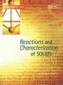 Reactions and characterization of solids / [E-Book]