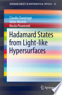 Hadamard States from Light-like Hypersurfaces [E-Book] /