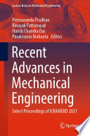 Recent Advances in Mechanical Engineering [E-Book] : Select Proceedings of ICRAMERD 2021 /