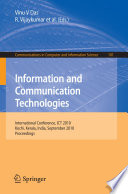 Information and Communication Technologies [E-Book] : International Conference, ICT 2010, Kochi, Kerala, India, September 7-9, 2010. Proceedings /