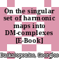 On the singular set of harmonic maps into DM-complexes [E-Book] /