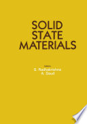 Solid State Materials [E-Book] /