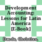 Development Accounting: Lessons for Latin America [E-Book] /
