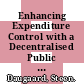 Enhancing Expenditure Control with a Decentralised Public Sector in Denmark [E-Book] /