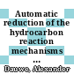 Automatic reduction of the hydrocarbon reaction mechanisms in fusion edge plasma [E-Book] /