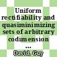 Uniform rectifiability and quasiminimizing sets of arbitrary codimension [E-Book] /