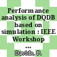 Performance analysis of DQDB based on simulation : IEEE Workshop on Metropolitan Area Networks. 0003 : San-Diego, CA, 28.03.89-30.03.89.