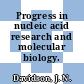 Progress in nucleic acid research and molecular biology. 10.