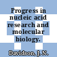 Progress in nucleic acid research and molecular biology. 11.