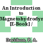 An Introduction to Magnetohydrodynamics [E-Book] /