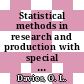 Statistical methods in research and production with special reference to the chemical industry.