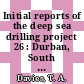 Initial reports of the deep sea drilling project 26 : Durban, South Africa to Fremantle, Australia, September - October 1972