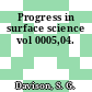 Progress in surface science vol 0005,04.