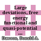 Large deviations, free energy functional and quasi-potential for a mean field model of interacting diffusions [E-Book] /