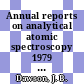 Annual reports on analytical atomic spectroscopy 1979 vol 9.
