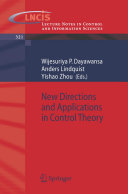 New Directions and Applications in Control Theory [E-Book] /