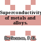 Superconductivity of metals and alloys.
