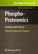 Phospho-proteomics : methods and protocols /