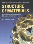 Structure of materials : an introduction to crystallography, diffraction and symmetry /