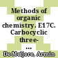 Methods of organic chemistry. E17C. Carbocyclic three- membered and four- membered ring compounds [Cyclopropanes : transformations] : addiational and supplementary volumes to the 4th edition /