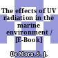 The effects of UV radiation in the marine environment / [E-Book]