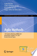 Agile Methods [E-Book] : 11th Brazilian Workshop, WBMA 2021, Virtual Event, October 8-10, 2021, Revised Selected Papers /