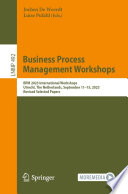 Business Process Management Workshops [E-Book] : BPM 2023 International Workshops, Utrecht, The Netherlands, September 11-15, 2023, Revised Selected Papers /