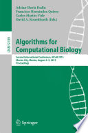 Algorithms for Computational Biology [E-Book] : Second International Conference, AlCoB 2015, Mexico City, Mexico, August 4-5, 2015, Proceedings /